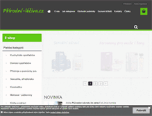 Tablet Screenshot of prirodni-leciva.cz